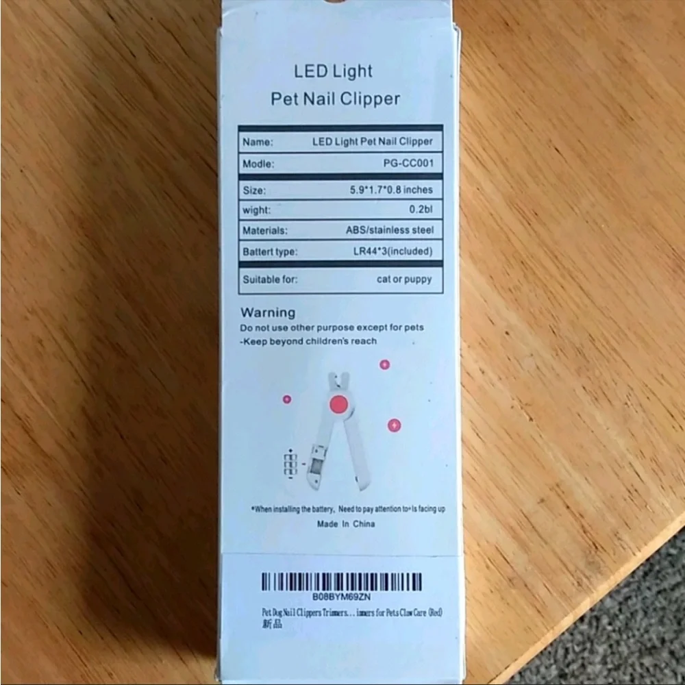 Pet Nail Clippers with box